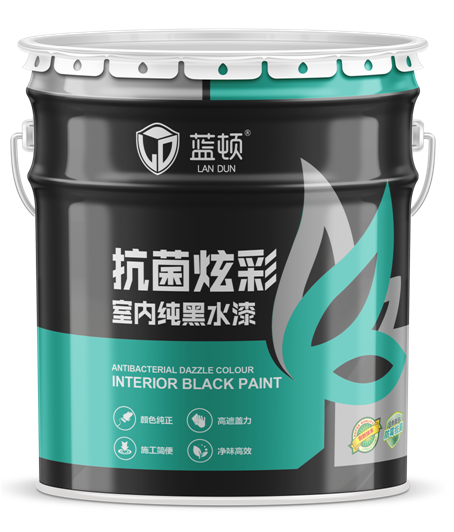 LD-1103抗菌炫彩室内纯黑水漆 20KG